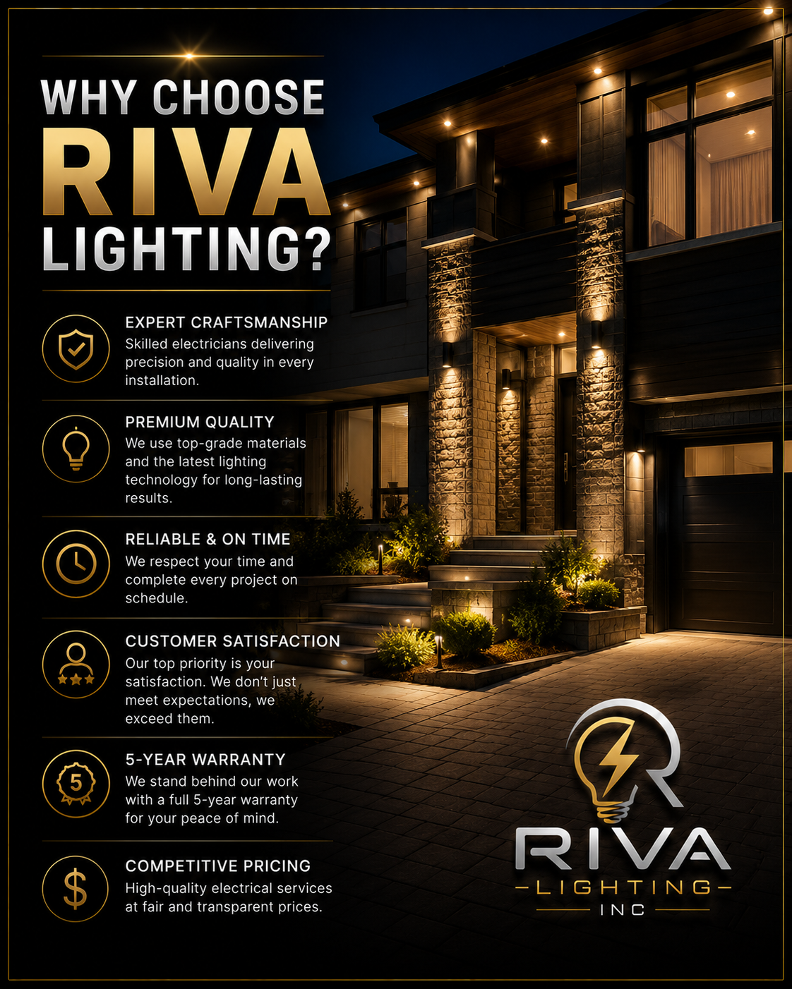 Why Choose Riva Lighting?